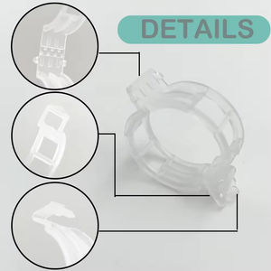 100 pièces/ensemble tomates concombres serre ferme fruits jardin outils agricole maison plante Clips support de légumes support de <span class=keywords><strong>vigne</strong></span> - Product Image 2