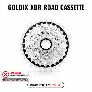 <span class=keywords><strong>Cassette</strong></span> de vélo de <span class=keywords><strong>route</strong></span> GOLDIX 12 vitesses XDR, pignon de vélo léger haute résistance monobloc CNC - Product Image 2