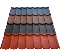 Tejas metálicas recubiertas de piedra colorida, 0,6mm, 0,8mm, hoja de techo de Metro para Villa Superior