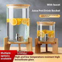 Chope à bière en verre résistant aux hautes températures écologique Design moderne micro-ondes lave-vaisselle grande capacité robinet ménage