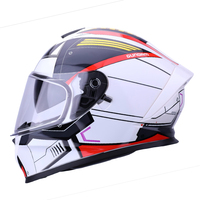 Casques de moto modulaires ABS personnalisables en usine pour hommes, casques de sécurité intégraux pour moto et motocross