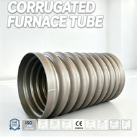 Tubo Corrugado Personalizado para Horno, Acero al Carbono SA516GR70 Q345R, Horno Corrugado para Calderas de Tipo Carcasa con Tubos de Fuego