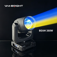 Projecteur de scène à tête mobile 380W Prism King Multi Prism Beam Spot avec DMX512 et LED blanc + 13 couleurs pour discothèques, DJ et événements de mariage
