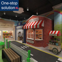 Équipement de jeu de rôle pour enfants, aire de jeux intérieure, jeux souples, centre d'activités pour enfants commercial