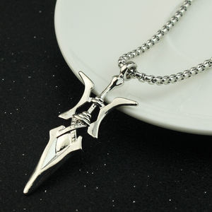 Collier de cosplay Anime Death Note <span class=keywords><strong>Misa</strong></span> <span class=keywords><strong>Amane</strong></span>, pendentif hache, colliers de cosplay d'Halloween, cadeaux de bijoux - Product Image 6