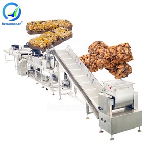 Máquina de corte de barra de proteína OCEAN, máquina de fabricación de barra de sésamo y cereales, línea de producción de barra de caramelo de arroz - Product Image 1