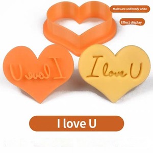 แม่พิมพ์คุกกี้รูปหัวใจสุดหรู พร้อมข้อ<span class=keywords><strong>ความ</strong></span>ภาษาอังกฤษเหนือกาลเวลา เพื่อการออกแบบคุกกี้ที่มีระดับและมีความหมาย - Product Image 5