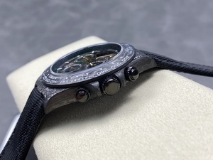 Reloj Mecánico de Lujo de Super Calidad, Resistente al Agua, 40 mm, Fábrica DIW, Movimiento ETA 4130, Esqueleto de Carbono GET - Product Image 4