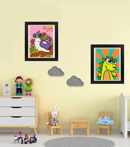 Cadre photo numérique en bois moderne fait main pour les œuvres d'art des enfants avec verre incassable - Product Image 4