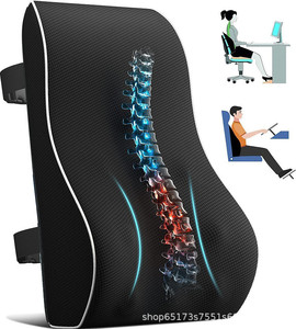 Cojín <span class=keywords><strong>de</strong></span> soporte Lumbar <span class=keywords><strong>de</strong></span> espuma viscoelástica, almohada trasera ergonómica <span class=keywords><strong>para</strong></span> <span class=keywords><strong>silla</strong></span> <span class=keywords><strong>de</strong></span> <span class=keywords><strong>oficina</strong></span> <span class=keywords><strong>de</strong></span> coche y <span class=keywords><strong>silla</strong></span> <span class=keywords><strong>de</strong></span> ruedas - Product Image 6