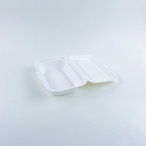 Caja de Hamburguesas de Bagazo de Caña de Azúcar Desechable Personalizada de Grado Alimenticio para Restaurantes, Venta al por Mayor y Eventos - Product Image 2