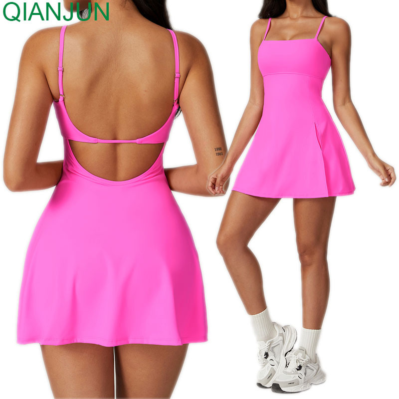 Sexy Swimming Dress Perspective Hollow Knit