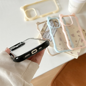 Funda Simple con Orejas <span class=keywords><strong>de</strong></span> Gato para <span class=keywords><strong>iPhone</strong></span> 17 16 15 <span class=keywords><strong>Pro</strong></span> <span class=keywords><strong>Max</strong></span> <span class=keywords><strong>14</strong></span> 13 12 11, Transparente, Nueva, para Mujer, a Precio Accesible - Product Image 3