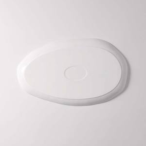 Plats en porcelaine de texture gaufrée de roche élégante d'usine pour la vaisselle de <span class=keywords><strong>restaurant</strong></span> gastronomique assiettes de service en céramique blanche uniques - Product Image 5