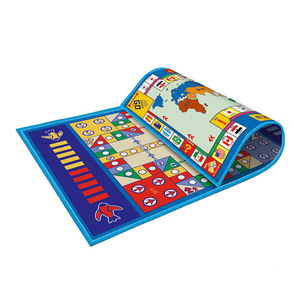 <span class=keywords><strong>Jeu</strong></span> <span class=keywords><strong>de</strong></span> société éducatif interactif parent-enfant en cuir PU personnalisé, échecs volants extra-larges et <span class=keywords><strong>jeu</strong></span> <span class=keywords><strong>de</strong></span> <span class=keywords><strong>marelle</strong></span> double face - Product Image 1