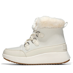 Bottes de neige en toile pour femmes, hauteur cheville, doublées de fourrure, chaudes, antidérapantes, pour l'hiver, extérieur, bout rond, semelle extérieure en caoutchouc, semelle intermédiaire en EVA - Product Image 1