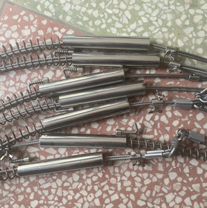 Molla Rinforzata per Trappola per Cinghiali, Volpi e Conigli, Ricambio con Dadi e Cavo Metallico Diametro 4mm - Product Image 3