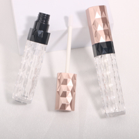 Nouveautés : Flacon de rouge à lèvres personnalisé en plastique de 10 ml, gravure personnalisée, tube de gloss unique, contenants vides pour rouge à lèvres liquide