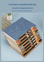 Cuaderno de Tapa Dura A5, Diario Personalizado, Cuaderno de Cuero PU Grueso Cosido, Libreta de Colores Personalizados, Libro de Negocios, Creativo, para Estudiantes