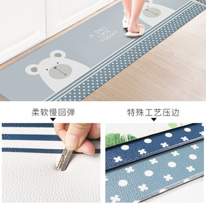 <span class=keywords><strong>Tapis</strong></span> de cuisine très vendu, <span class=keywords><strong>tapis</strong></span> de sol anti-fatigue en PVC souple, imperméable, avec design imprimé personnalisé, vente directe usine - Product Image 4
