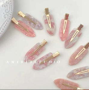 Spaccio all'ingrosso dell'acido acetico forcina da donna con frangia laterale forcina per capelli senza lasciare traccia di estate netto rosso trucco anatra morsetto - Product Image 3