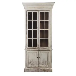 stunning reclaimed pine wood display cabinet distressed finish rustic farmhouse furniture