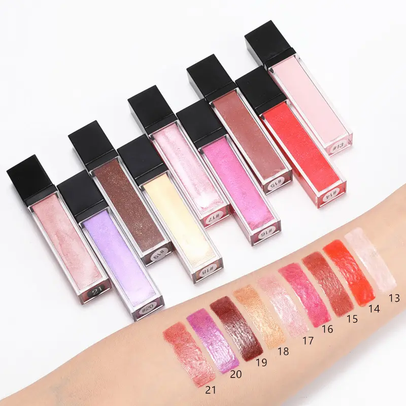 Top Seller Glitter Lipstick Gloss Private Label Custom Liquid Lip Gloss