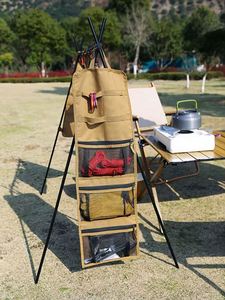 Free Sample Large Outdoor Wash <b>Bag</b> Camping Hanging Sundry Storage Portable <b>Folding</b> Storage <b>Bag</b> - Product Image 5