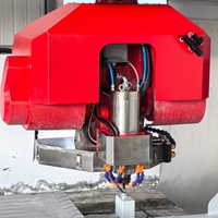Machine de découpe CNC à 5 axes pour dalles de pierre frittée de quartz Rainbow Bridge pour comptoirs de cuisine