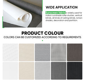 Design all'ingrosso Pvc + poliestere installazione esterna Spf 50 crema solare tessuti ciechi - Product Image 5