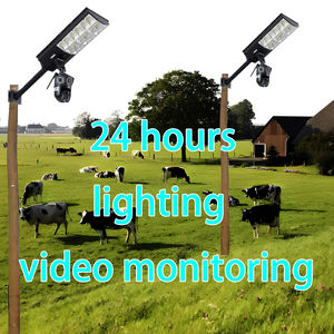 Farola solar con cámara, solución de iluminación de bajo consumo con función de seguridad - Product Image 4