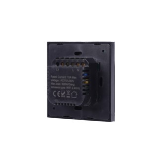 Smart Life App-Steuerung WLAN-Lichtschalter Tuya APP EU <span class=keywords><strong>86mm</strong></span> 2-fach Glas-Touchscreen-Panel Wi-Fi Wand-Lichtschalter - Product Image 3
