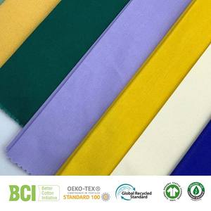 Tela de Lona BCI GRS OCS OEM ODM 21+21x10 65% Poliéster 35% Algodón 72x40 260GSM para Uniformes de Trabajo - Product Image 2