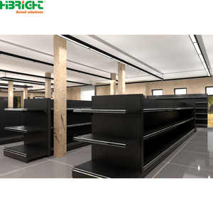 Estanterías Metálicas para Supermercados, Góndolas de Exhibición de Doble Cara para Tiendas de Abarrotes - Product Image 5