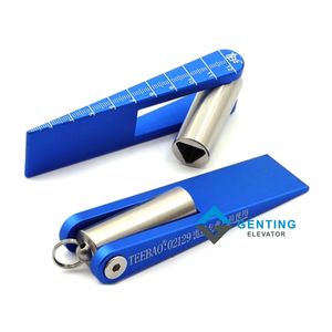 Jauge d'espacement pour ascenseur TEEBAO 3-en-1, clé triangulaire, résistance de porte d'ascenseur, pièces de rechange pour ascenseur - Product Image 5