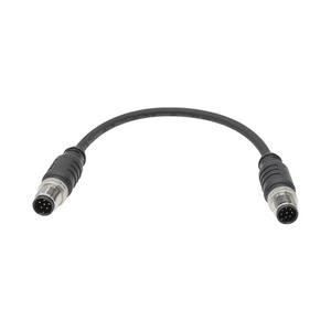 <b>Electrical</b> <b>Wires</b> Industrial Waterproof Connector M12 a Code Circular 6 Pin Male Plug to 8 Pin Male Plug Double Head Cable - Product Image 1