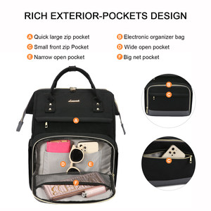 LOVEVOOK-mochila <span class=keywords><strong>de</strong></span> nylon impermeable para hombre y mujer, famosa <span class=keywords><strong>bolsa</strong></span> <span class=keywords><strong>de</strong></span> la universidad con puerto USB, para ordenador portátil, escolar, <span class=keywords><strong>2022</strong></span> - Product Image 4
