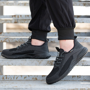 Botas De trabajo transpirables con punta De acero para hombre, para trabajo De seguridad, <span class=keywords><strong>zapatos</strong></span> De protección laboral, <span class=keywords><strong>Zapatos</strong></span> De Seguridad - Product Image 5