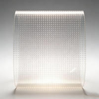 Film LED transparent flexible adhésif pour intérieur et extérieur, écran d'affichage en cristal, film LED transparent pour verre