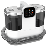 Nettoyeur de tapis portable intelligent, aspiration 18KPa, vapeur 100°C, chauffage 1600W, nettoyeur de taches pour tissus d'ameublement, voiture, canapé, lit, matelas, CB EMC