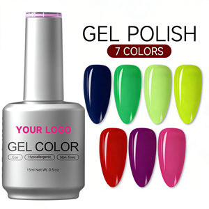 OEM Wholesale Factory Price Mixed Color Hema Tpo Free UV LED Gel <b>Nail</b> Polish Non-Toxic DIY Salon Used for <b>Nail</b> Art Painting - Product Image 1