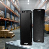 Étiquette RFID UHF rigide anti-métal LONVILL longue portée 130x42mm à fixation adhésive ou à vis pour entrepôt et logistique