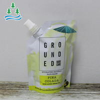 Emballage en carton avec bec verseur et bouchon rabattable, sachet debout en plastique liquide transparent flexible biodégradable, résistant à l'humidité, de qualité alimentaire