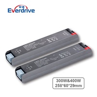 Controlador LED DE ALTO PFC 0,9 con terminal de cable de conexión rápida Slim Indoor SMPS 12V 24V 100W Fuente de alimentación LED industrial AC a DC