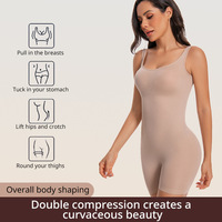Combinaison de yoga sans couture grande taille, très élastique, effet push-up, gainante, pour femme, idéale pour la gym, le fitness et le quotidien, sous-vêtement sculptant intégral amincissant