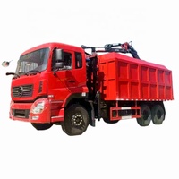 Camion grue à grappin pour ferraille d'acier 6x4 20 tonnes, idéal pour la gestion des déchets et le chargement de bois – Approvisionnement direct usine