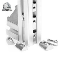 Rail d'assemblage modulaire, en alliage d'aluminium, construction de fentes en t, profil d'extrusion pour support d'exposition