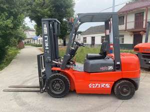 Carretilla elevadora diésel Heli CPCD25 de 2,5 toneladas usada en buenas condiciones, carretilla elevadora de combustión interna con pintura Original - Product Image 5