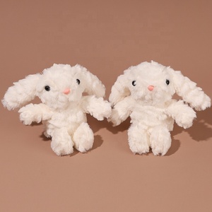 Porte-clés Lapin Mignon à Oreilles Tombantes en Peluche, Pendentif Doux et Moelleux, Breloque de Sac, <span class=keywords><strong>Mini</strong></span> Animal en Peluche, Cadeau pour Filles - Product Image 5