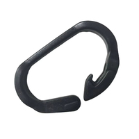 Connecteur en plastique noir, mousqueton, clip pour le camping en plein air, tente, bâche, cerisier, verger, crochet en O, crochet en C